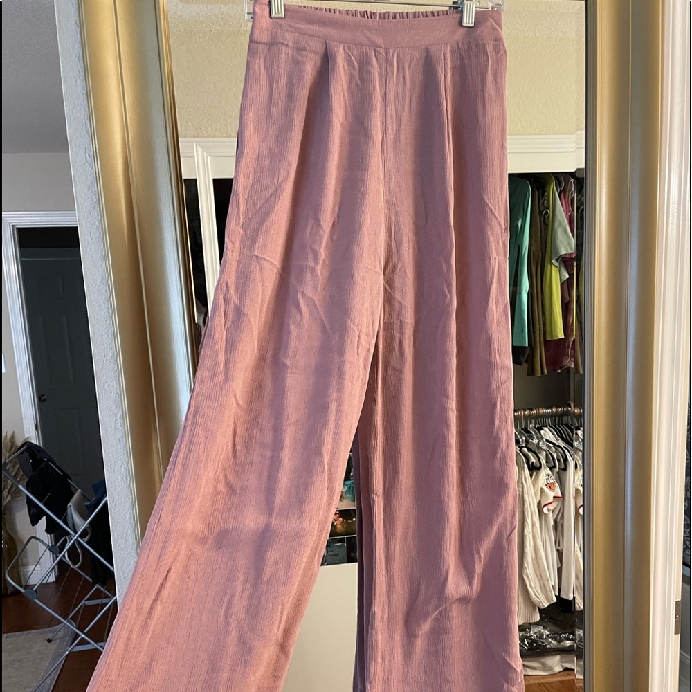Wide leg flowy pants